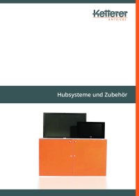 Produktbroschüre Hubsysteme und Zubehör