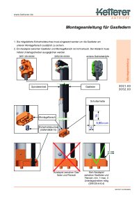 Montageanleitung für Gasfedern